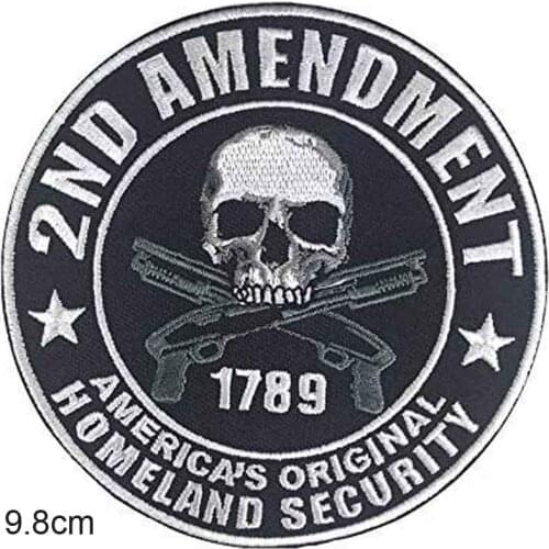 Amendment Letters Iron On Embroidered Clothes Patch For Clothing Boy Stickers Garment Apparel Accessories