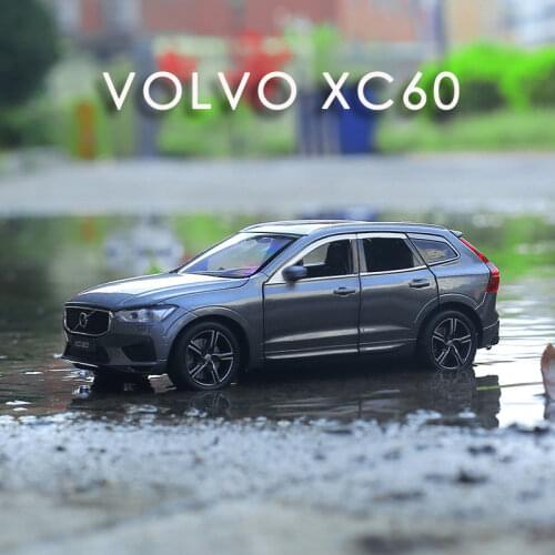 New Volvo XC60 Diecast 1:32 Alloy Model Car Simulation Miniature Scal Metal Vehicle SUV for Children Collected Boy Display Gifts