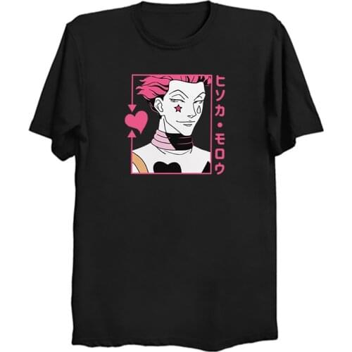 Janpanese Anime Hunter X Hunter T Shirt Men Summer Graphic Tees Unisex Killua Zoldyck Gon Printed T-shirt Summer Tops