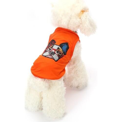Pet clothes supplies orange cartoon DIY Diamond Painting 5D Special Shape Partial Drill Crystal Diamond Art Kits gift