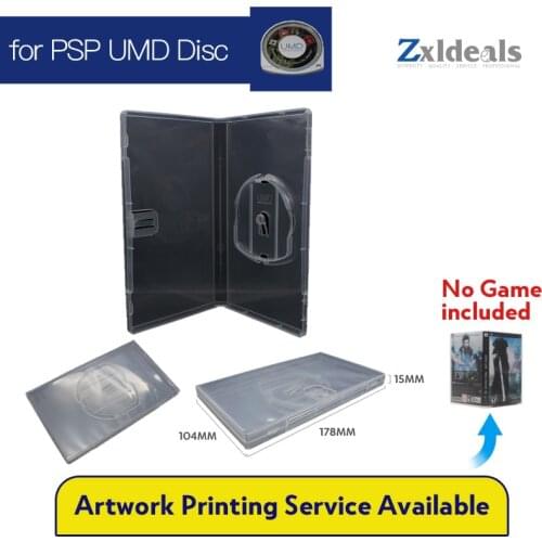 Replacement Case For PSP For UMD Disc Game Movie Clear Box For Playstation Portable