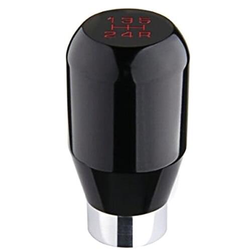 Universal Aluminum Car Shifter Manual Gear Stick Shift Knob (Black)