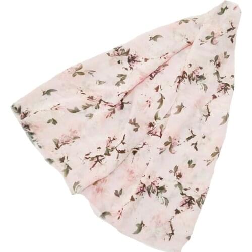 2021 Women Floral Printed Pattern Cotton Scarf Shawls Wraps Hijabs 10pcs/lot