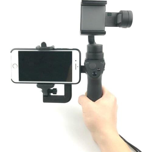1.97-3.35 inch Extending Cell Phone Mount Holder for DJI OSMO Mobile 1 Handhold Gimbal Stabilizer Portable Monitor Mount Stand