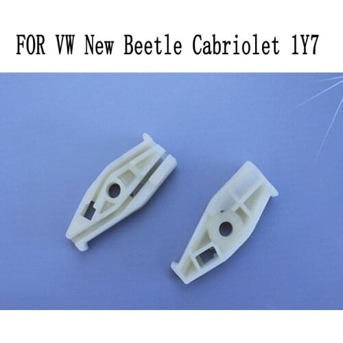 1 PLASTIC SLIDERS / CLIPS FOR VW New Beetle Cabriolet 1Y7 2002-2010 WINDOW REGULATOR REPAIR KIT REAR LEFT 7700848398G