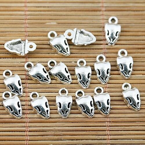 100pcs tibetan silver tone special design charms EF1561
