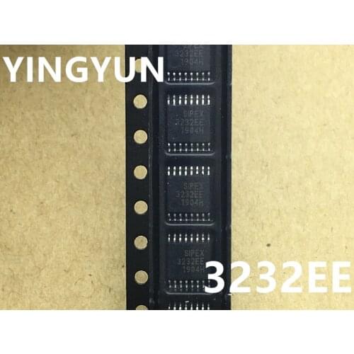 10CS/Lot SP3232 3232EE SP3232EEY Transceiver RS - 232 Interface Chip TSSOP - 16 New original