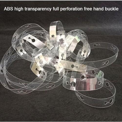 2pcs 5M Transparent Balloon chain Double-hole arch balloon rubber chains buckle Holiday party Accessories for fix the balloon