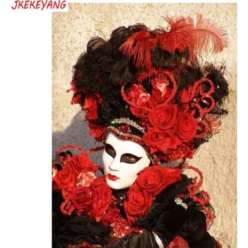 5D DIY square/round Diamond painting Mask beauty Cross Stitch Diamond Embroidery Pattern Rhinestone J1659
