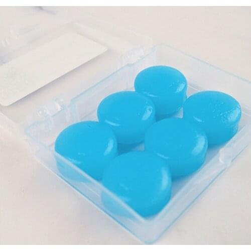 6PCS Earplugs Protective Ear Plugs Silicone Soft Waterproof Anti-noise Earbud Protector Swimming Showering Water Sports