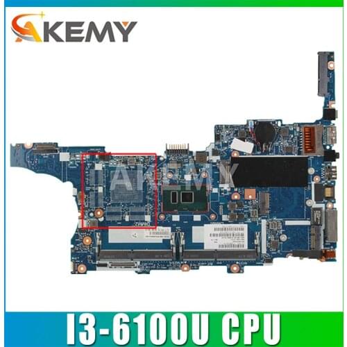 903739-001 903739-601 for HP EliteBook 840 850 G3 Laptop motherboard DDR4 6050A2728501-MB-A01 SR2EU I3-6100U CPU