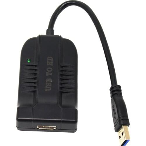 USB 3.0 To HDMI HD 1080P Video Cable Adapter Converter For PC Laptop