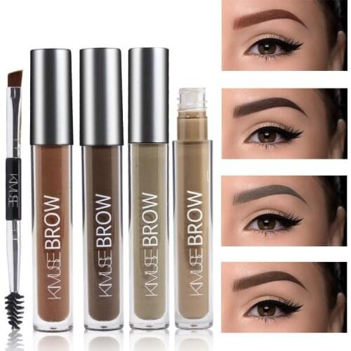 KIMUSE Brand Eye Eyebrow Gel Perfect Eyebrows Black Brown Tinted Eyebrow Makeup Gel Pincel Maquiagem Eyebrow Pencil S1