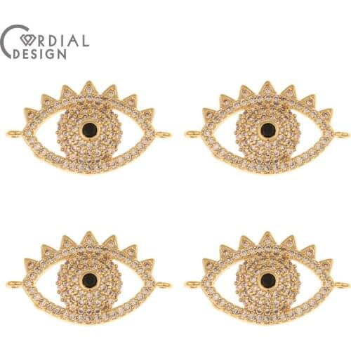 Cordial Design 20Pcs 15*27MM Jewelry Accessories/CZ Pendant/Hand Made/DIY Charms/Bracelets Making/Jewelry Findings & Components