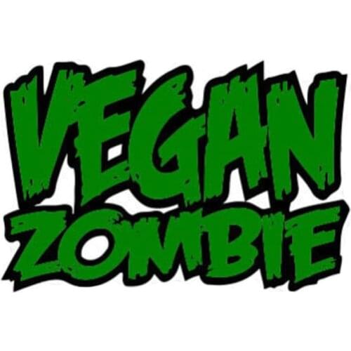 Creative Vegan ZOMBIE Funny Health Car Sticker Styling Fashion Bumper Window Motorcycle Sunscreen Decal Accessories KK15*10cm