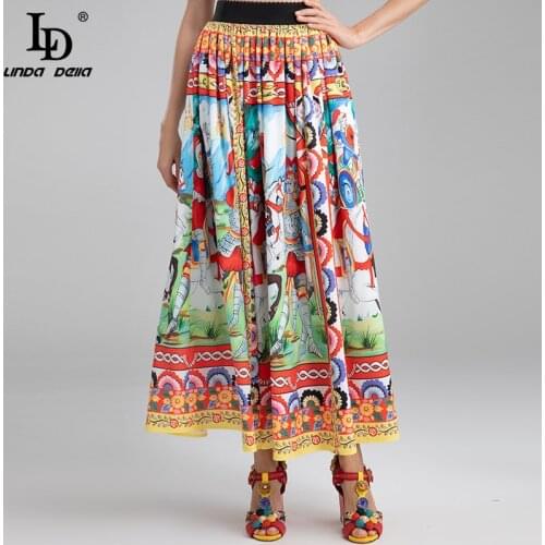 LD LINDA DELLA Womens Autumn Skirts