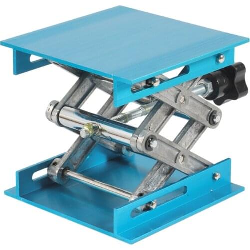 HOT Aluminum Alloy Lifter Woodworking Machinery Engraving Laboratory Lifting Table Manual Platform Tools