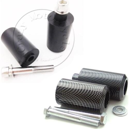 Motorcycle For 2002-2003 Yamaha YZF R1 YZFR1 Black Carbon No Cut Frame Sliders crash Falling protection