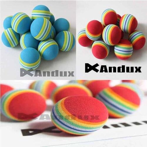 12pcs Golf Foam Balls Golf Accessories Practice Balls Golf Rainbow Ball Indoor/Outdoor Golf Training