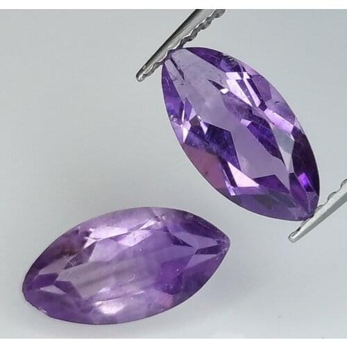 Marquise cut amethyst 10x5mm 10pcs