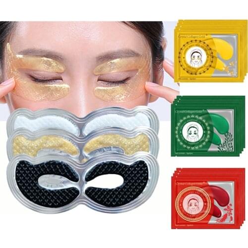 Crystal Collagen Eye Mask Eye Patches for Eye Care Fine Lines Dark Circles Remove Puffy Anti-Aging Wrinkle Face Mask Skin Care