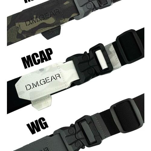 DMGear Men Tactical Belt Simple Waistband Mechanical Snake Belt Function Belt