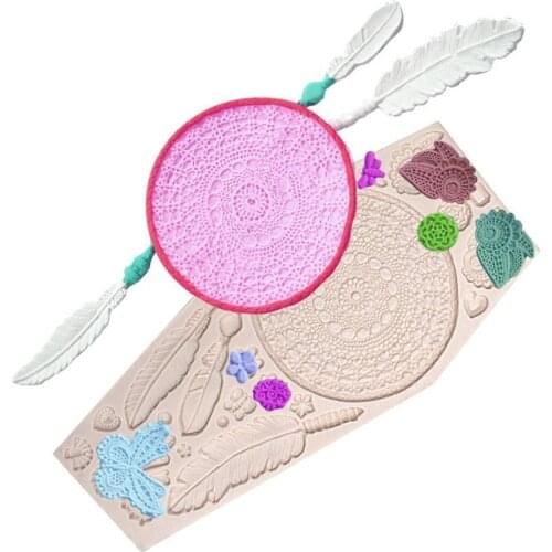 DIY Dream Catcher Casting Silicone Mould Crafts Jewelry Pendant Making Tools Crystal Epoxy Resin Mold Drop Shipping