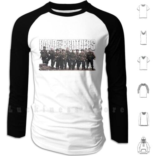Band Of Brothers Hoodies Long Sleeve Major Richard Dick Winters Captain Lewis Second Lieutenant