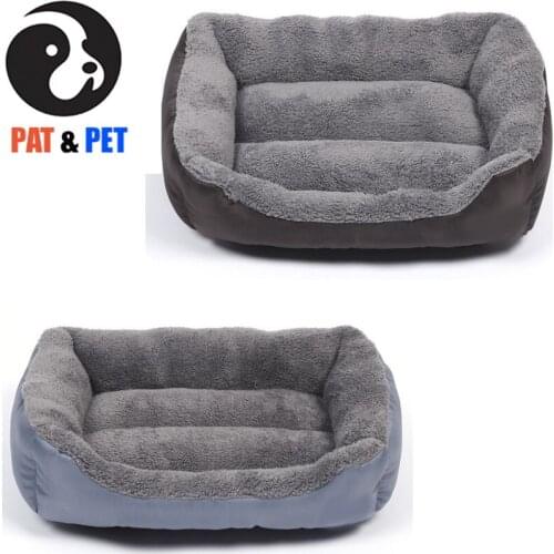 Oxford Solid Color Square Washable Thickening Four Seasons Universal Dog Pad , 2 Color Optional Cat Nest