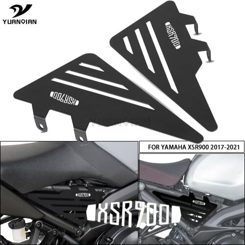XSR900 Aluminum Motorcycle Black Radiator Side Guard Fairing Cover Protector Panel For YAMAHA XSR 900 2017 2018 2019 2020 2021