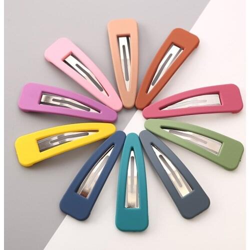 10PC New Women Girls Candy 10 colors Hair Clips Sequins Hairpins Barrettes Headbands Hair Accessories Fashion BB Clips Headwear