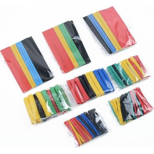 164*Heat Shrink Tubing Insulation Shrinkable Tube Flame-retardant 5 Colors Electrical Wiring Accessories Cable Sleeves