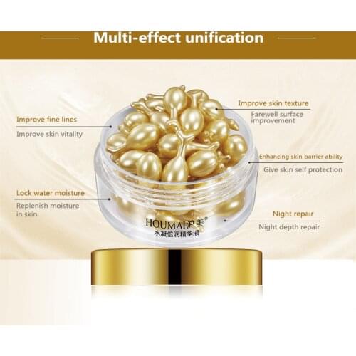 30Pcs/Bottle Hyaluronic Acid Capsules Essence Moisturizing Anti-aging Serum Spot Removing Whitening Cream Face Care Skin care