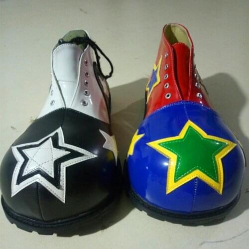33cm round head clown shoes for adults cute clown cosplay accessories funny shoes halloween cosplay boots clown party