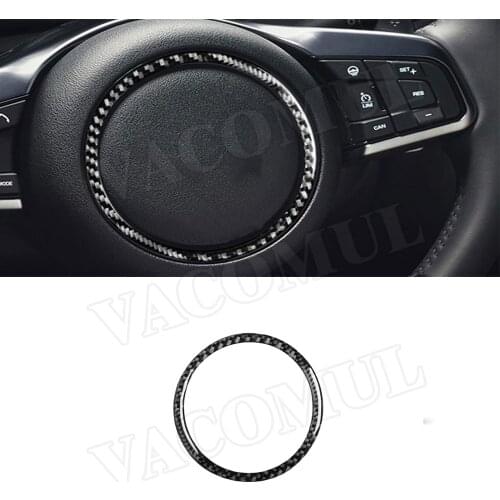 Car Styling Accessories for Jaguar XFL E F-PACE xe xf XEL XJ S R Sport Car Interior Carbon Fiber Decoration Stickers Cover