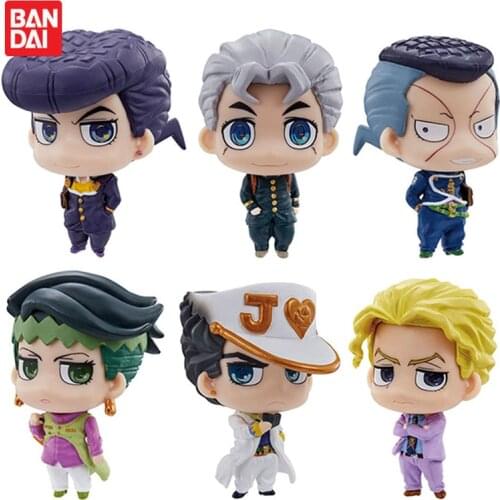 Bandai Gashapon SD 02 Jojos Bizarre Adventure Kujo Jotaro Action PVC Anime Figura Model Collection Kids Toys