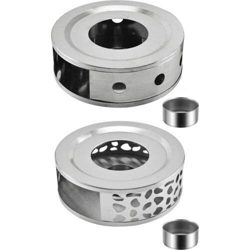 Base Coffee Drink Warmer Durable Stainless Steel Candle Teapot Trivets Holder