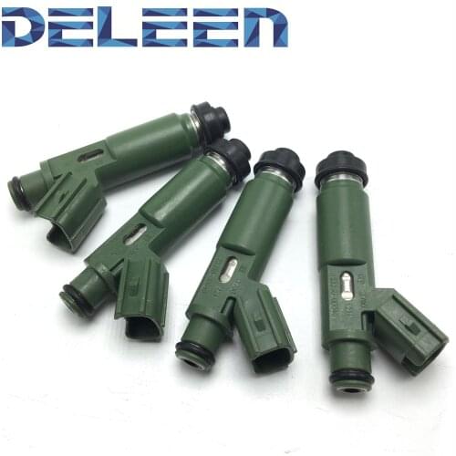 Deleen 4x High Impedance Fuel Injector 23250-0D040 For Toyota Car Accessories
