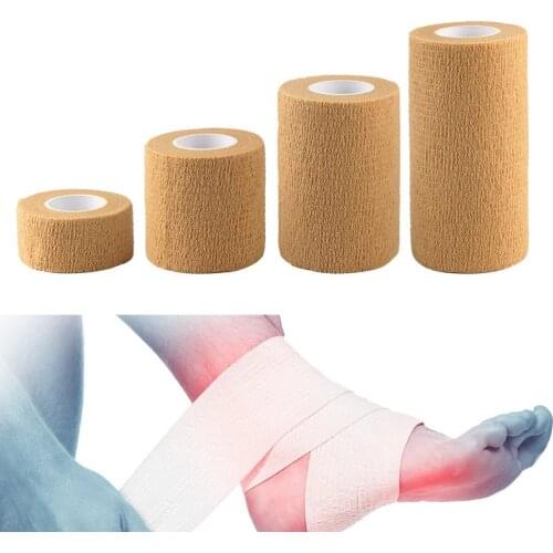 2.5/5/7.5/10 cm * 4.5 m Sports Elastoplast Strong Elastic Sports Tape Self Adherent Self Adhesive Tape Cohesive Bandage Tapes