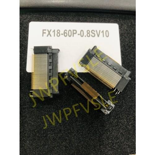 FX18-60P-0.8SV10 60 Position Connector Header, Outer Shroud Contacts Surface Mount Gold