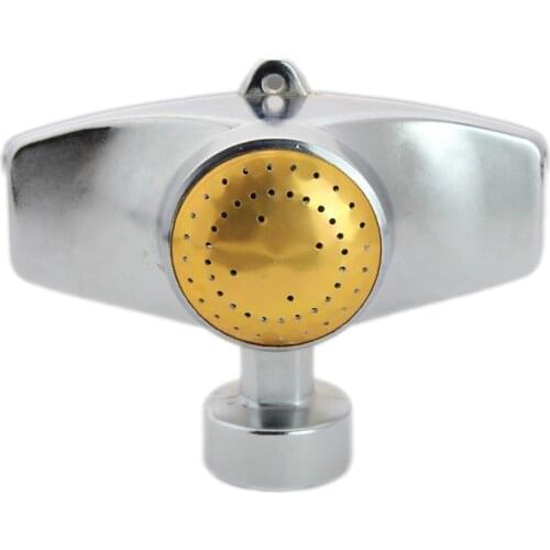 Metal 360 Degree Sprinkler for Yard Garden Watering, Square Circle Pattern, Professional Accessories