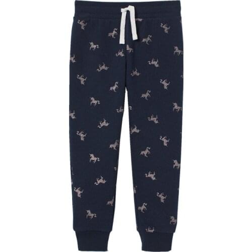 2021 New Spring Kids Trousers Girls Cartoon Animals Print Long Pants Children Clothes Outwear Cotton Sports Clothes For Kids