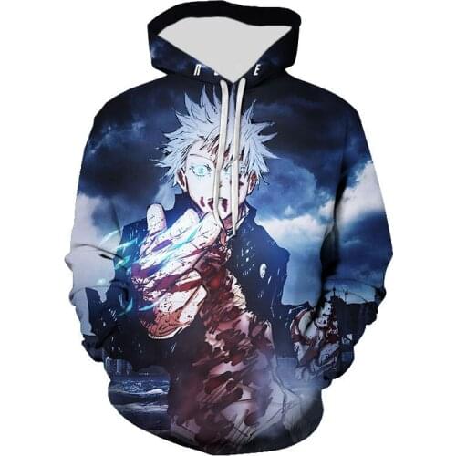 New Fashion Jujutsu Kaisen Fashion Hoodies Men Women Children Sweatshirts 3D Printed Pullover Streetwear Boy Girl Kids Tops
