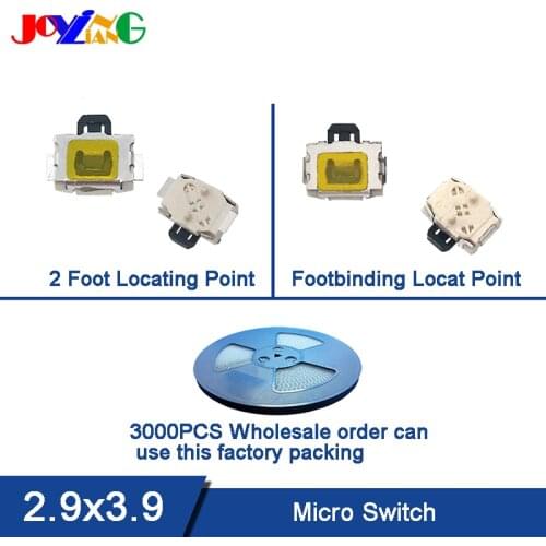 2.9X3.9 Turtle-Shape Micro Button Fretting Switch