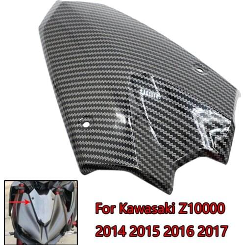 Suitable for Kawasaki Z1000 2014 2015 2016 2017 Motorcycle ABS Carbon Fiber Exterior Windshield Windshield Wind Deflector Panel