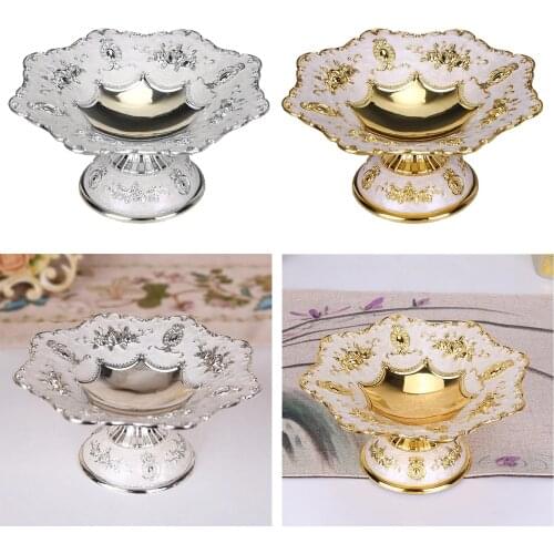 Appetizer Tray European Style Pastry Dish Platter for Cupcake Cookies Fruit Candy Chocolate KTV Party Wedding Events Decoration
