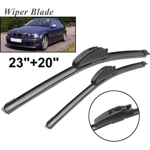 Okowiper RHD & LHD Front Wiper Blades For BMW 3 Series E46 2000 - 2005 Windshield Windscreen Front Window 23"+20"