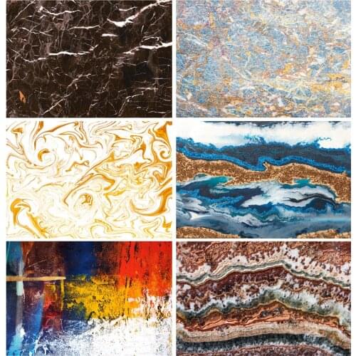 SHENGYONGBAO Marble Texture Backdrop Abstract Gradient Baby Portrait Photography Background For Photo Studio Props 201124DDS-02