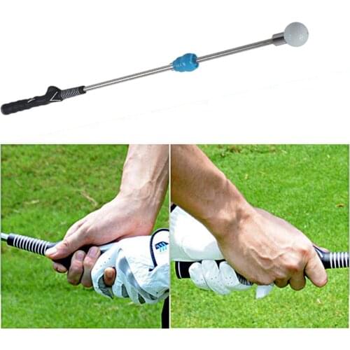 Golf Swing Trainer Trainging Aid Warm Up Stick Hand Grip Position Corrector