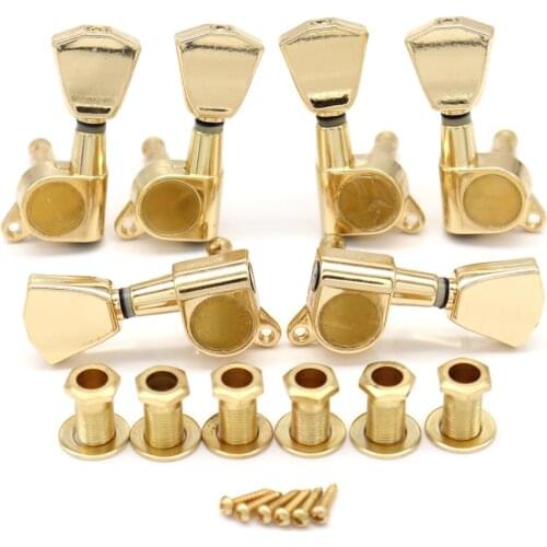 1Set Guitar Tuning Peg Tuners Machine Head JIN HO Guitar tuners J04 For LP Guitar 3L3R/6R Gold